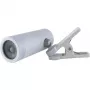 REV LED-accu klemspot met schakelaar, wit 2014100300