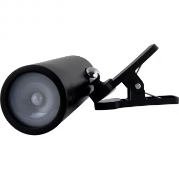 REV Ritter LED-accu klemspot met schakelaar, zwart