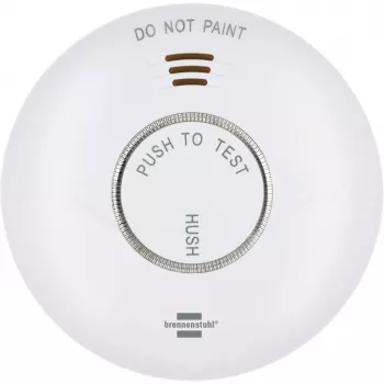 Brennenstuhl Connect WiFi RM A 3020 slimme rookmelder met app-bediening, batterijgevoed, 120 mm x 36 mm, wit