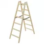 Hailo H40 StandardLine 2x6 Houten Dubbelzijdige Trap