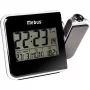 Mebus 42425 Projectiewekker - Digitaal LCD, 12/24h, temperatuur, Zwart/Grijs