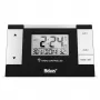 MEBUS 51059 Digitale wekker - Zwart/Zilver - LCD-display - 12/24h - accu - Micro-USB