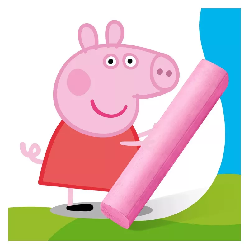 STAEDTLER Junior Straatkrijt Peppa Pig 6 stuks Kartonnen verpakking