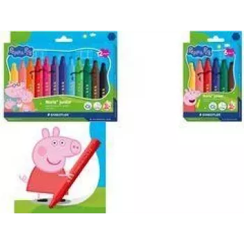 STAEDTLER Noris Junior Viltstiften Peppa Pig 12 stuks