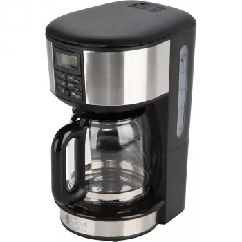 Russell Hobbs Buckingham 20680-56 halfautomatisch filterkoffiezetapparaat, 1,25 l, 1000 W, zwart/zilver