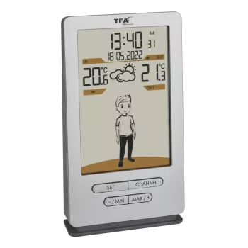 TFA WEATHER JACK 35.1166.54 radiografisch weerstation met 12-24 uur voorspelling