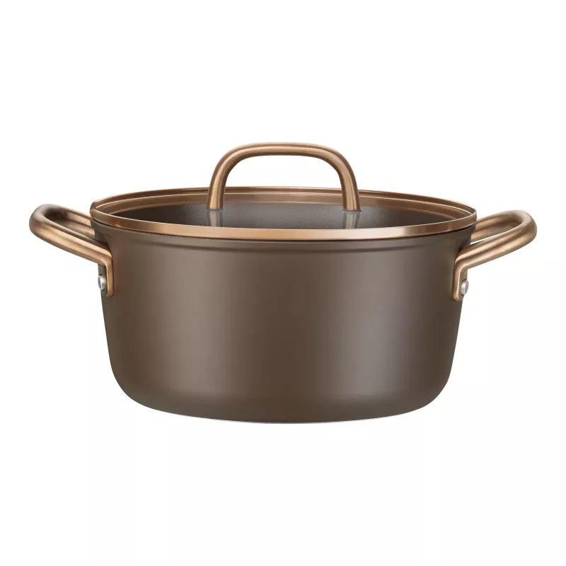 ZWILLING Milano Soeppan met glazen deksel 24 cm, Bruin