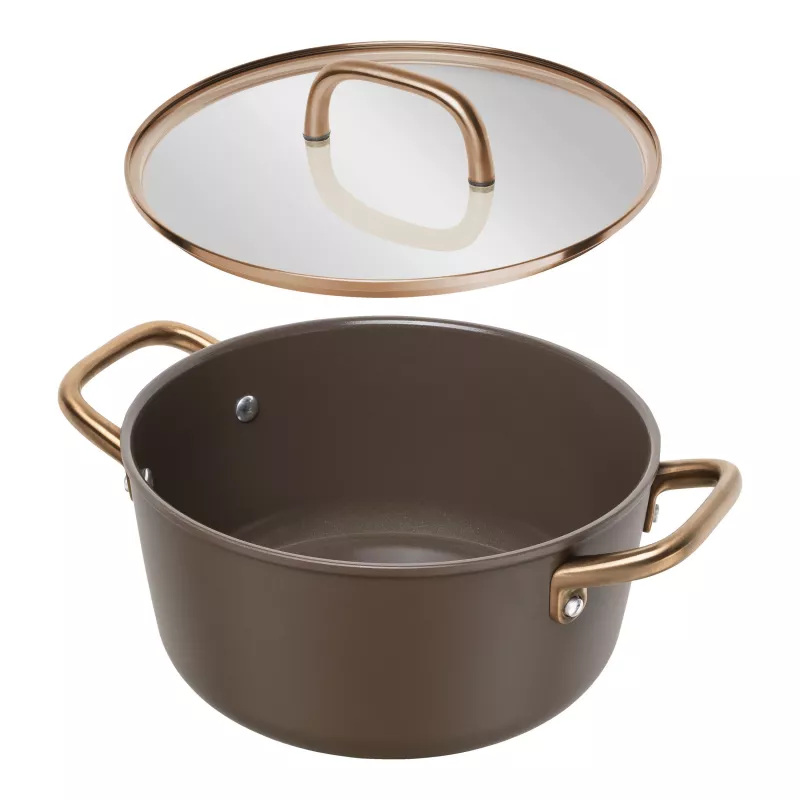 ZWILLING Milano Soeppan met glazen deksel 24 cm, Bruin