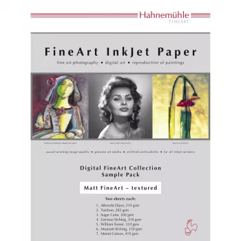 Hahnemühle Digital FineArt Trial Pack - Cotton, Alpha-cellulose - Mat - A4 (210 x 297 mm)