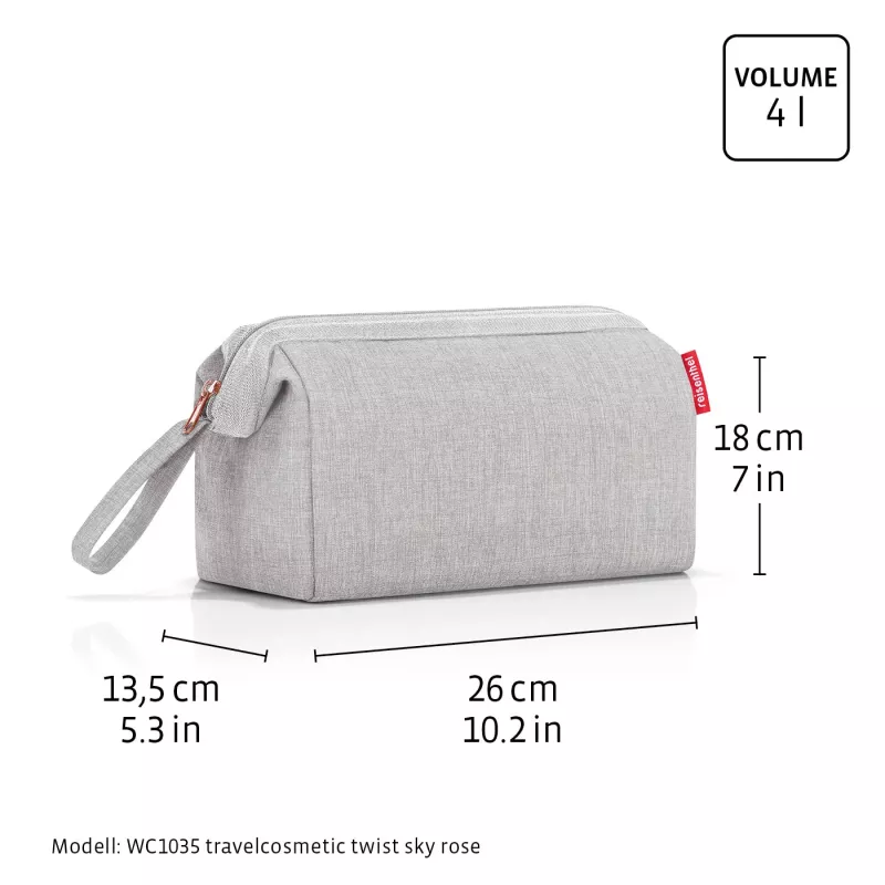 Reisenthel WC7009 Travel Cosmetic Dots Toilettas - Meerkleurig Polyester met rits, 3 vakken