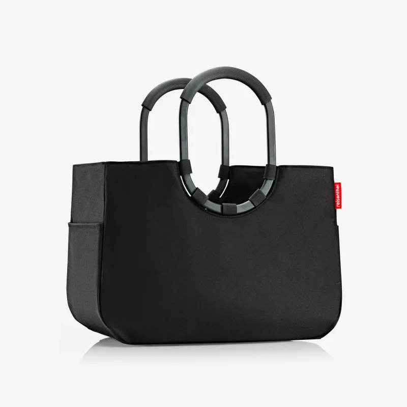 Reisenthel Loopshopper L Boodschappentas Zwart 25L Aluminium handgrepen