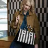 Reisenthel dailyshopper XS summerstripes zwart