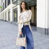 Reisenthel dailyshopper XS summerstripes coffee boodschappentas