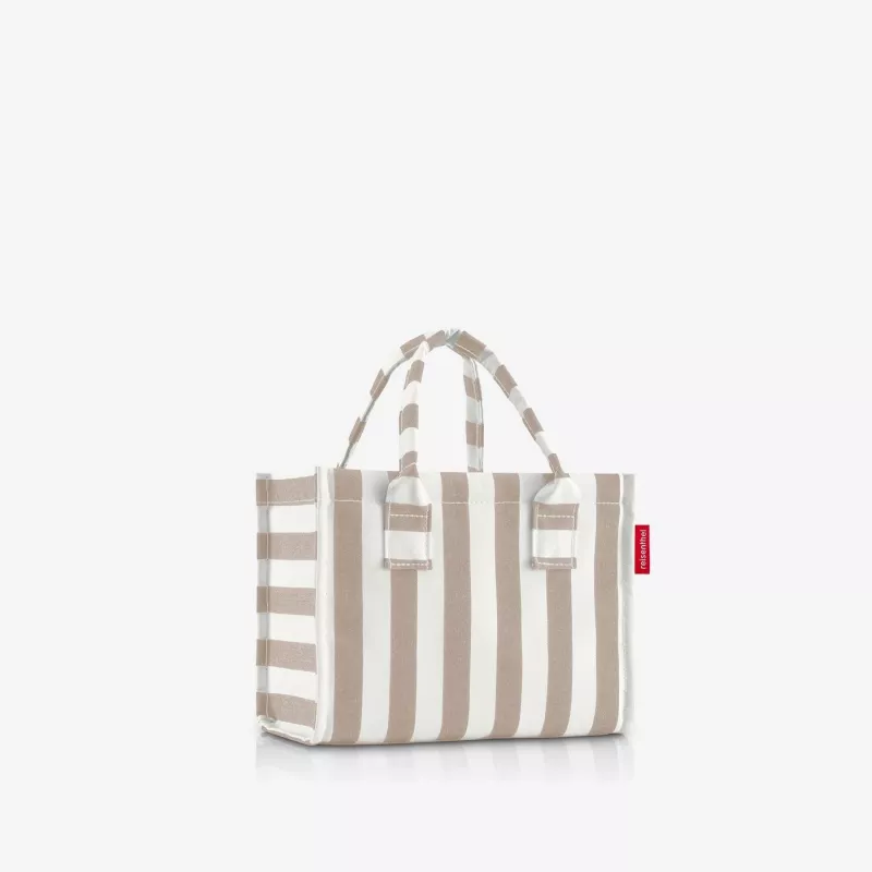 Reisenthel dailyshopper XS summerstripes coffee boodschappentas