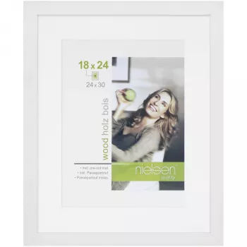 Nielsen Apollon houten fotolijst 24x30 cm, wit 8988007