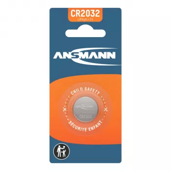 Ansmann 5020122 CR2032 Lithium knoopcelbatterij (3V, 230mAh) – 10-pack – Zilver