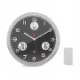 MEBUS 13149 radiografische wandklok 30 cm aluminium stille gang