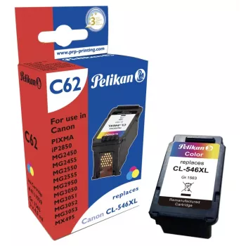 Pelikan compatibele inktpatroon voor Canon CL-546XL (driekleurig, hoge capaciteit)