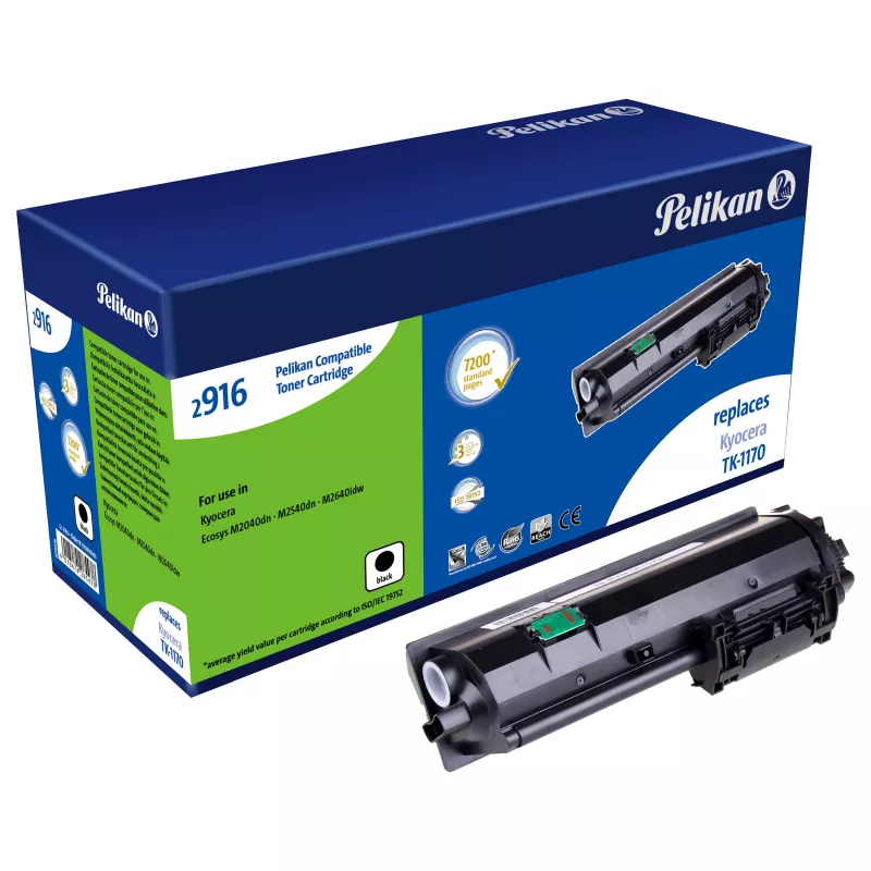 Pelikan Compatibele tonercartridge zwart 7200 pagina's voor Kyocera TK1170