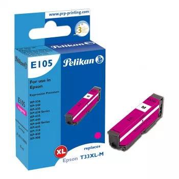 Pelikan E105 Compatibele inktcartridge magenta high yield (XL) voor Epson XP-530/540/630/635/640/645/710/830/900 - 1 stuks