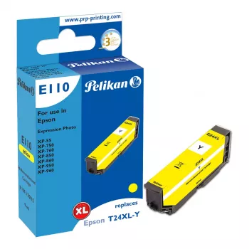 Pelikan E110 Compatibele inktcartridge geel high yield (XL) voor Epson Expression Photo XP-55/XP-750/XP-760/XP-850/XP-860/XP-950/XP-960 - 1 stuks