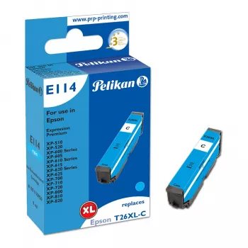 Pelikan E114 Compatibele inktcartridge cyaan high yield (XL) voor Epson Expression Premium XP-510, XP-520, XP-600-serie, XP-700-serie, XP-800-serie