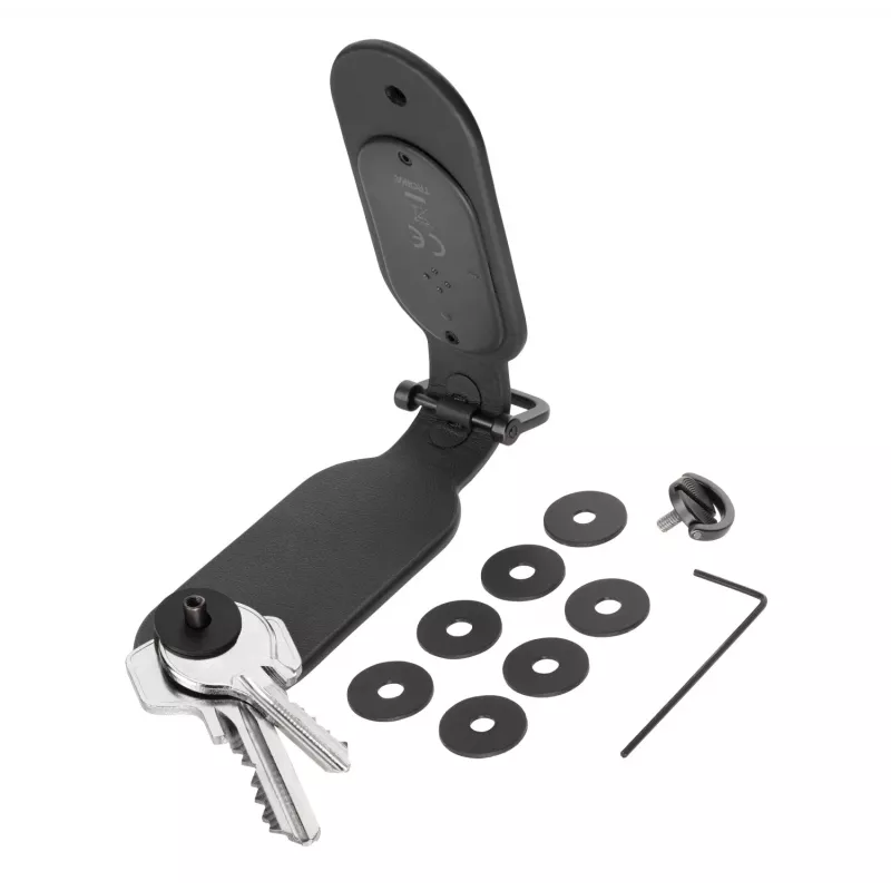 TROIKA TRACK & FIND KEY ORGANIZER (KR26-30/BK) - slimme sleutelorganizer met Bluetooth-finder, zwart