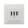 Rutenbeck TAE 3x6 NFN UP inbouw telefoondoos reinwit
