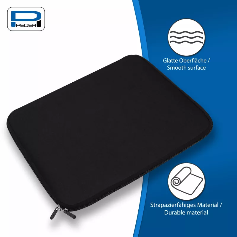 PEDEA Notebook Sleeve 14,1 inch (35,8 cm), zwart