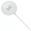 PEDEA Draadloze Magnetische Oplaadpad 15W - USB-C, Zilver/Wit