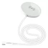PEDEA Draadloze Magnetische Oplaadpad 15W - USB-C, Zilver/Wit