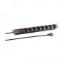 EFB Electronics Stekkerdoos (rackmonteerbaar) - ingang CEE 7/7 - uitgangen: 8 x CEE 7/3