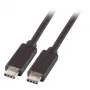 EFB USB 3.2 Gen 1 SuperSpeed-kabel, USB-C male naar USB-C male, 3A, 5Gbps, 2m, Zwart