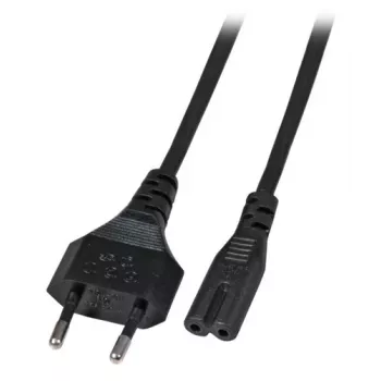 EFB Elektronik Euro-C7 netkabel 180° zwart 1 m 2 x 0,75 mm² EK502.1V2