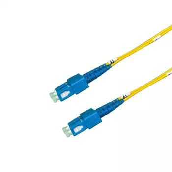 GRAFENTHAL OS2 Single-Mode Glasvezel Patchkabel LC/UPC naar LC/UPC Duplex 1m Geel