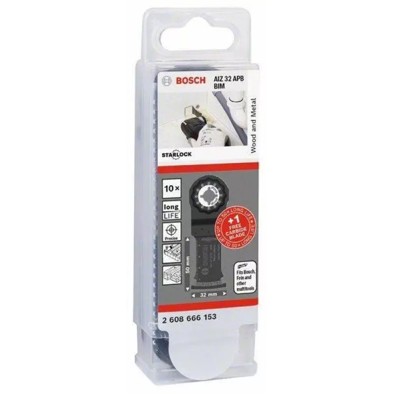 Bosch Starlock AIZ 32 APB + AIZ 32 APIT Multi-Tool-bladset, 11-delig