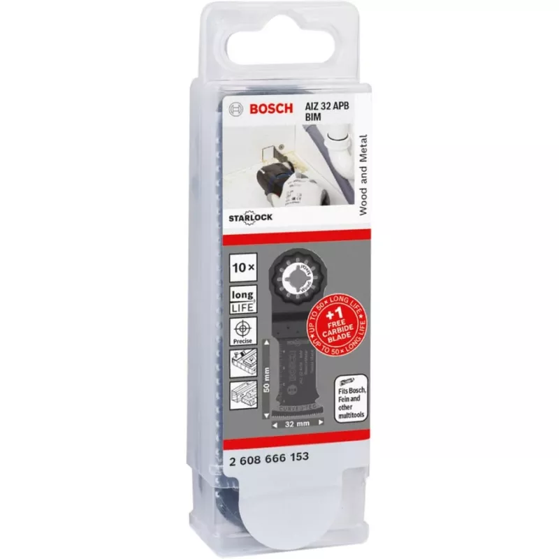 Bosch Starlock AIZ 32 APB + AIZ 32 APIT Multi-Tool-bladset, 11-delig