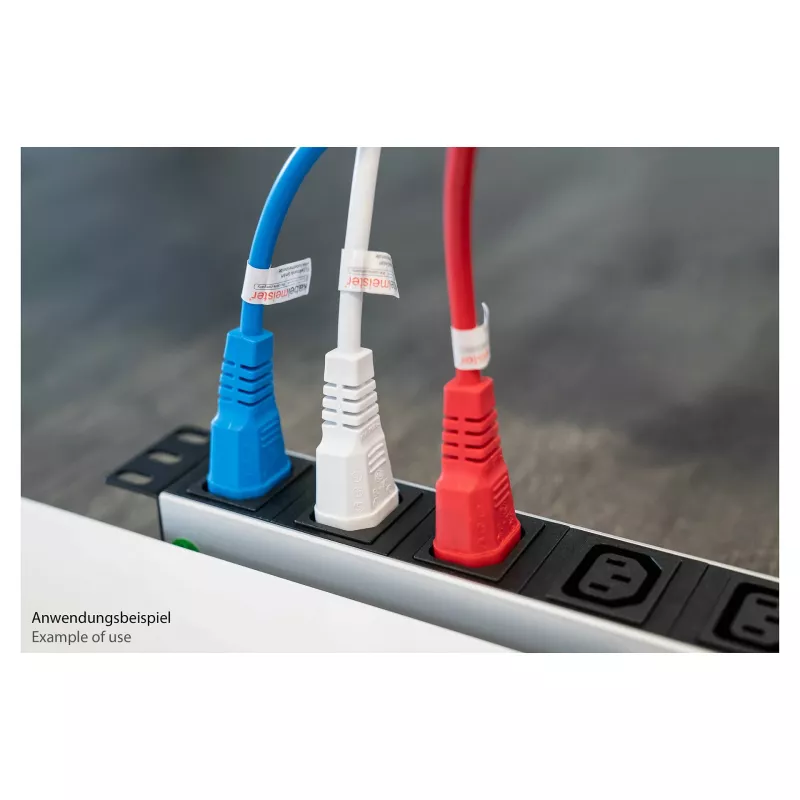 Kabelmeister IEC-verlengkabel C14 naar C13, blauw, 1,8 m, 0,75 mm²