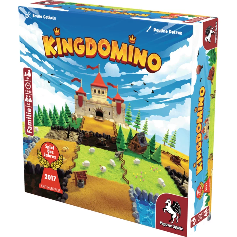 Pegasus Spiele Kingdomino Neuausgabe Spiel des Jahres 2017