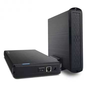 FANTEC DB-G35U3-6G Externe HDD-behuizing 3,5 inch SATA USB 3.0 6G USB-B aluminium zwart (2582)