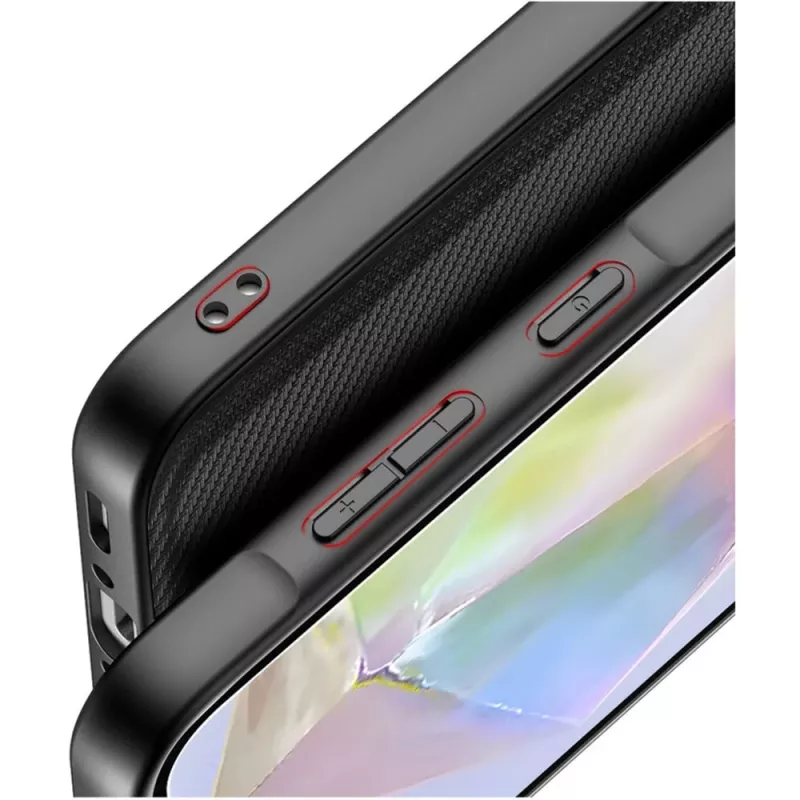 Nevox StyleShell NYLO protective case voor Samsung Galaxy A37 5G, zwart (2604)