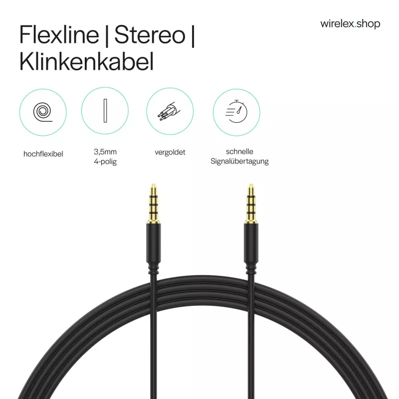 ShiverPeaks audiojackkabel mini jack