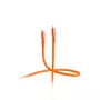 SHIVERPEAKS Flexline USB-C kabel USB 3.2 240W oranje - kabel - digitaal/data