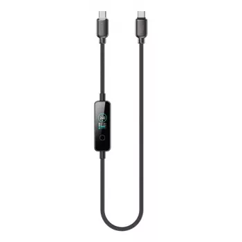 4smarts ScreenCord 240W USB-C naar USB-C kabel 1,2m zwart