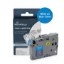 MediaRange etikettenband-cassette wit op blauw 8m x 12mm (MRBTZ535)