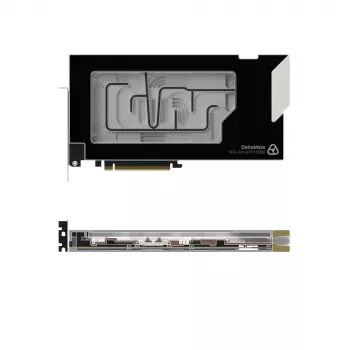 Thermal Grizzly DeltaMate 5080 Astral GPU waterblok, ARGB, met backplate - acryl, zwart