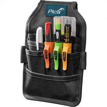 PICA-MARKER Pica Master Belt - zwaar markerholster-systeem, zwart/rood
