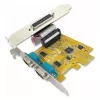 SUNIX MIO6479A PCIe 2.0 Serieel-parallel adapter - 2x RS-232 DB9, 1x parallel DB25
