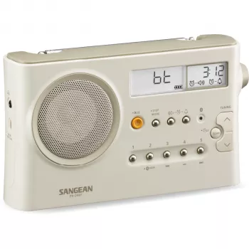 Sangean PR-D4 BT draagbare AM/FM-radio met Bluetooth - Pastel Cream