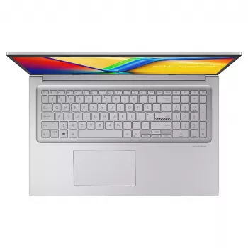 ASUS Vivobook 17 X1704VA-AU866 laptop, 17,3 inch, Intel Core i7-1355U, 8GB DDR4, 512GB SSD, zonder besturingssysteem, toetsenbord QWERTZ (DE), Cool Silver